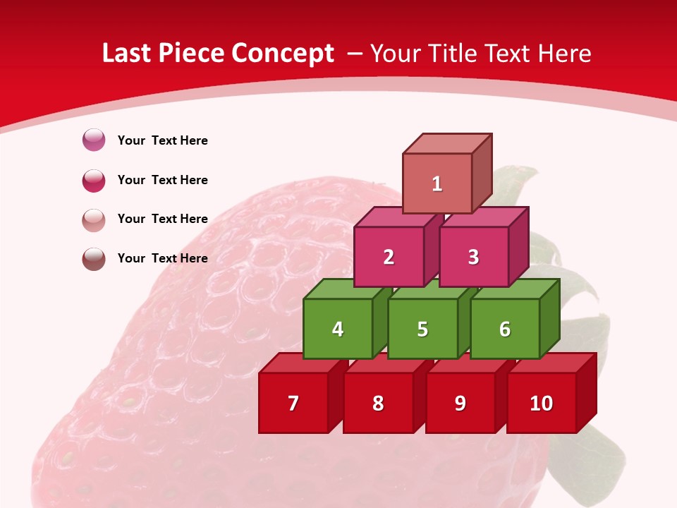 Juicy Red Strawberry PowerPoint Template