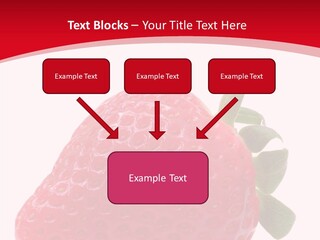 Juicy Red Strawberry PowerPoint Template