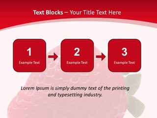 Juicy Red Strawberry PowerPoint Template