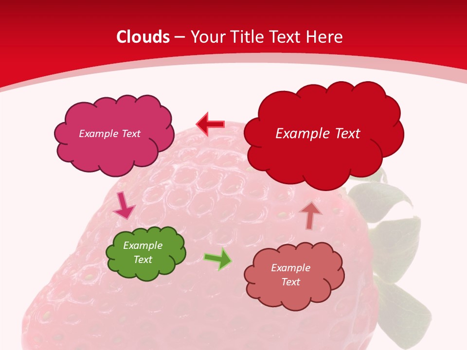 Juicy Red Strawberry PowerPoint Template