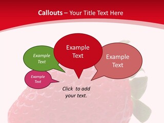 Juicy Red Strawberry PowerPoint Template