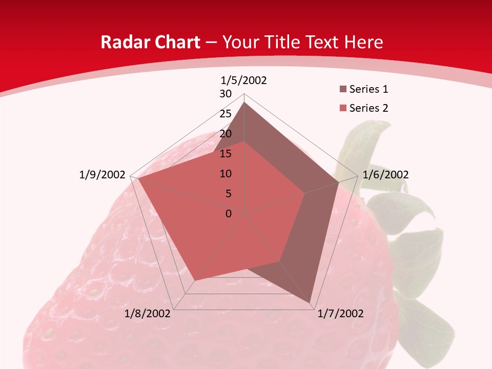 Juicy Red Strawberry PowerPoint Template