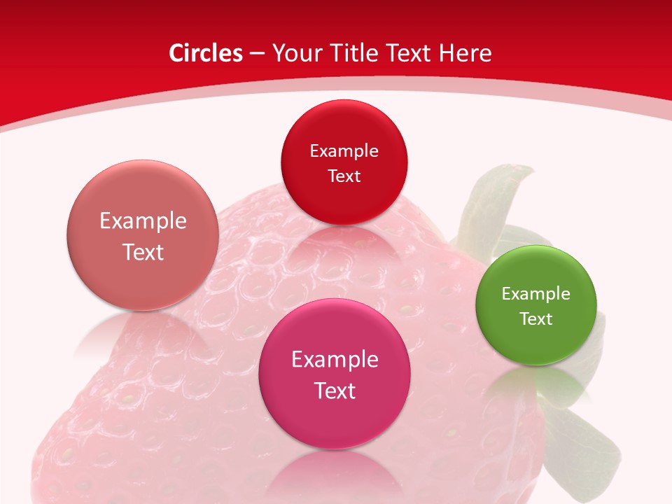 Juicy Red Strawberry PowerPoint Template