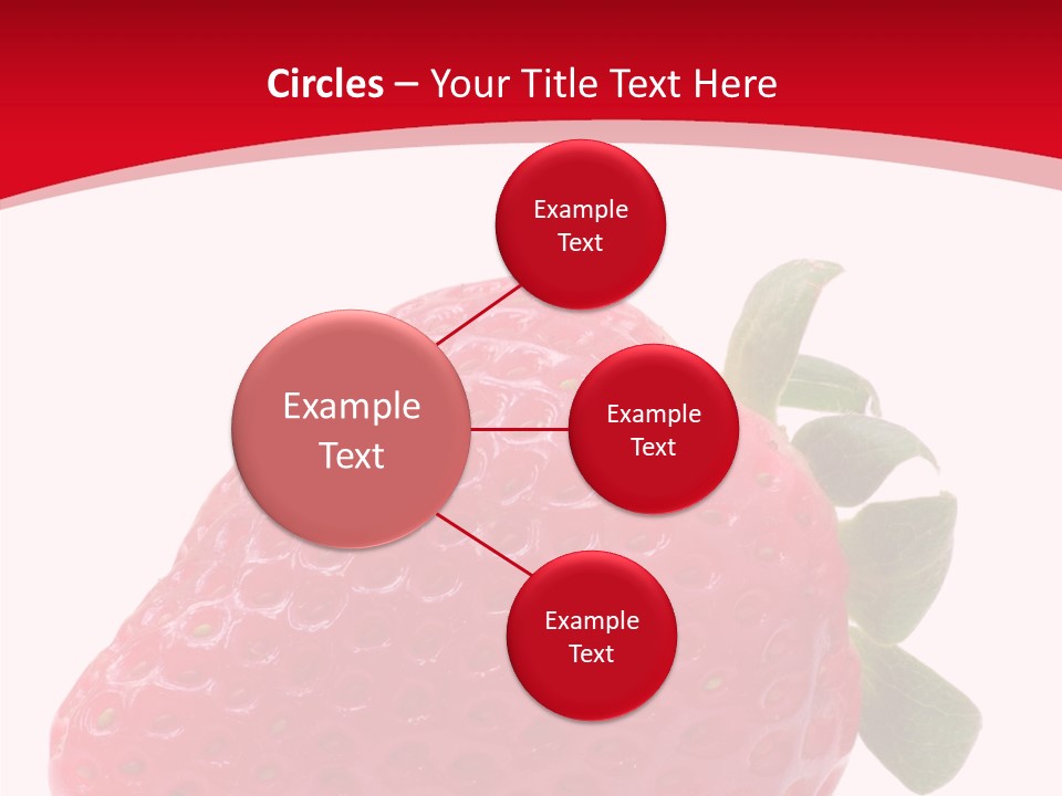 Juicy Red Strawberry PowerPoint Template