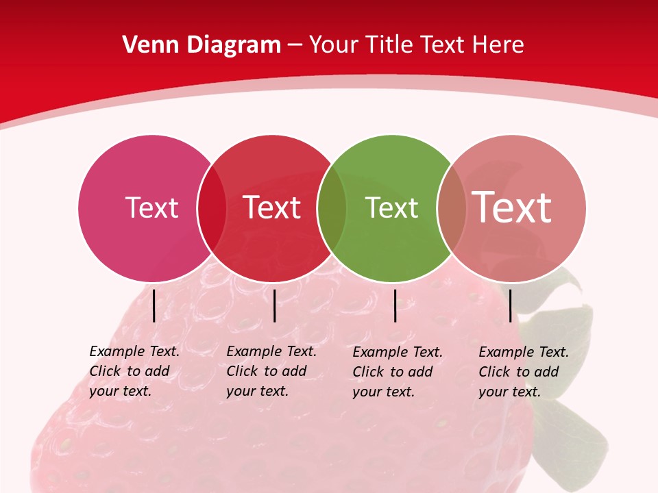 Juicy Red Strawberry PowerPoint Template