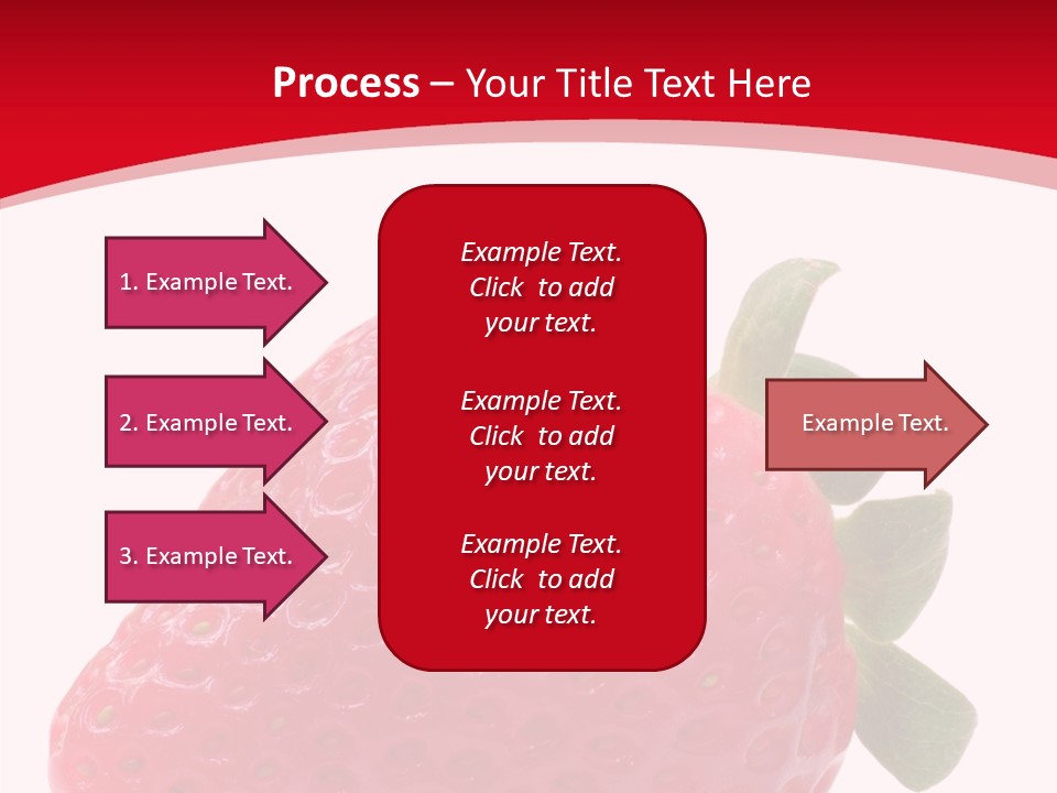 Juicy Red Strawberry PowerPoint Template