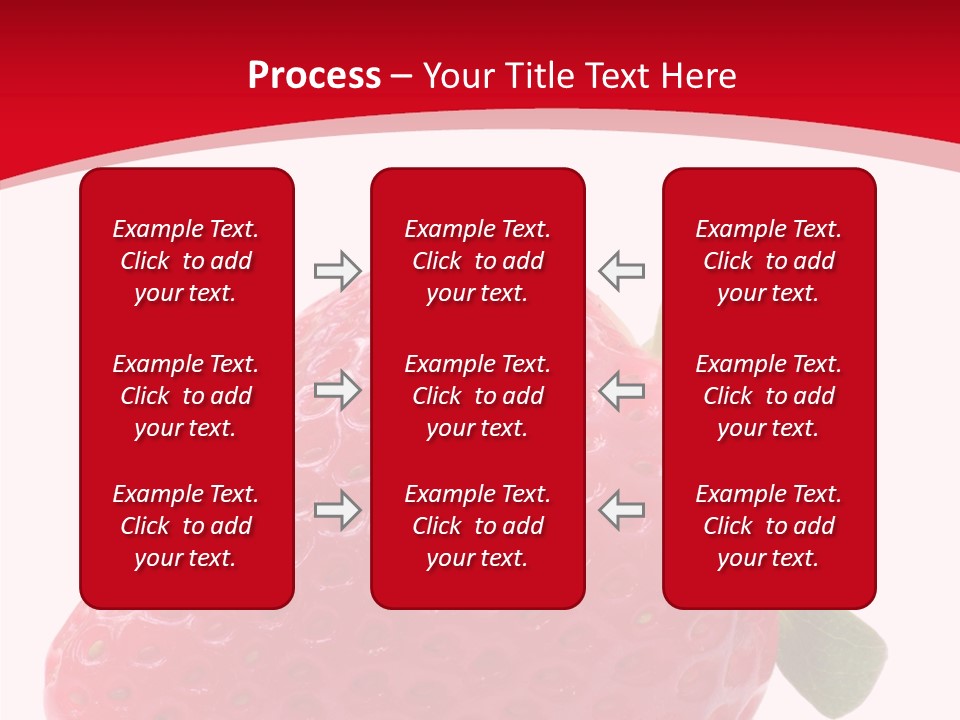 Juicy Red Strawberry PowerPoint Template