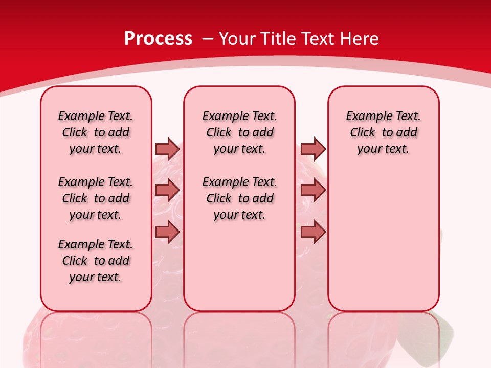 Juicy Red Strawberry PowerPoint Template