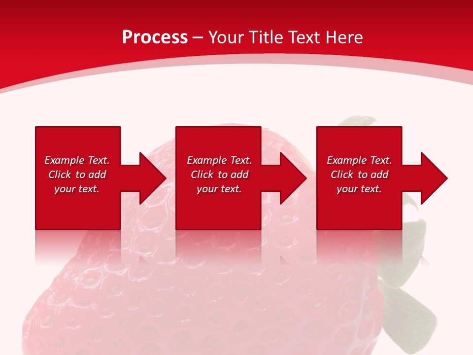 Juicy Red Strawberry PowerPoint Template