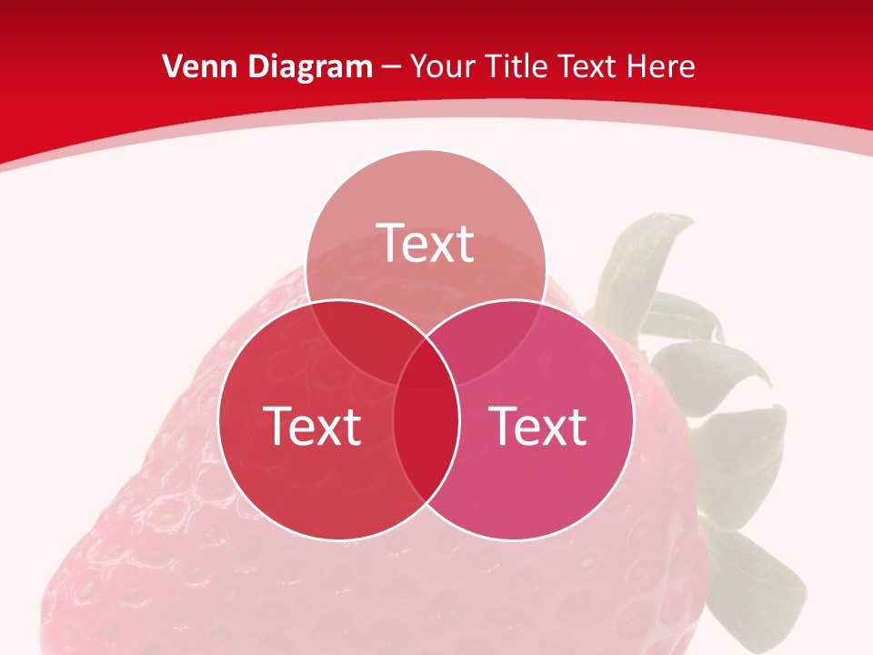 Juicy Red Strawberry PowerPoint Template