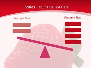 Juicy Red Strawberry PowerPoint Template