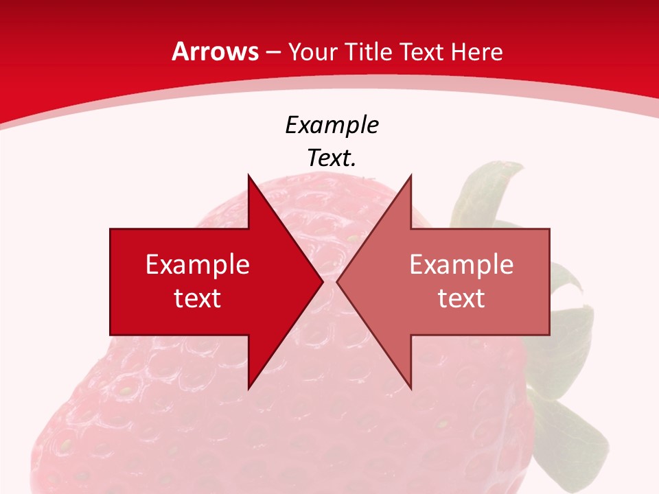 Juicy Red Strawberry PowerPoint Template