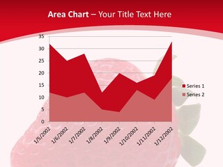 Juicy Red Strawberry PowerPoint Template
