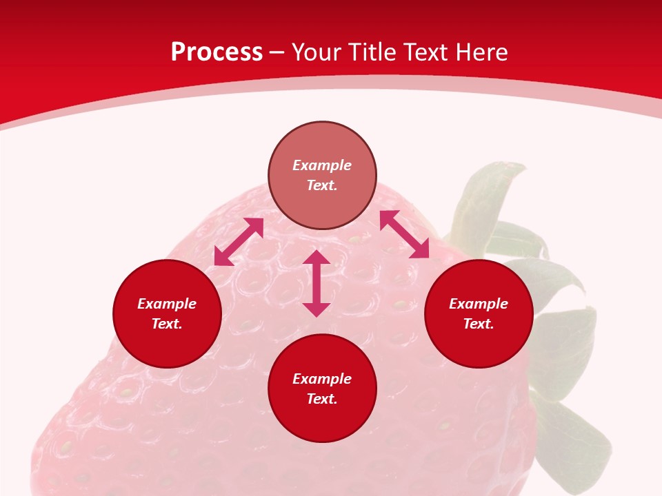 Juicy Red Strawberry PowerPoint Template
