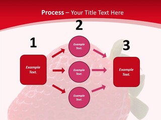 Juicy Red Strawberry PowerPoint Template