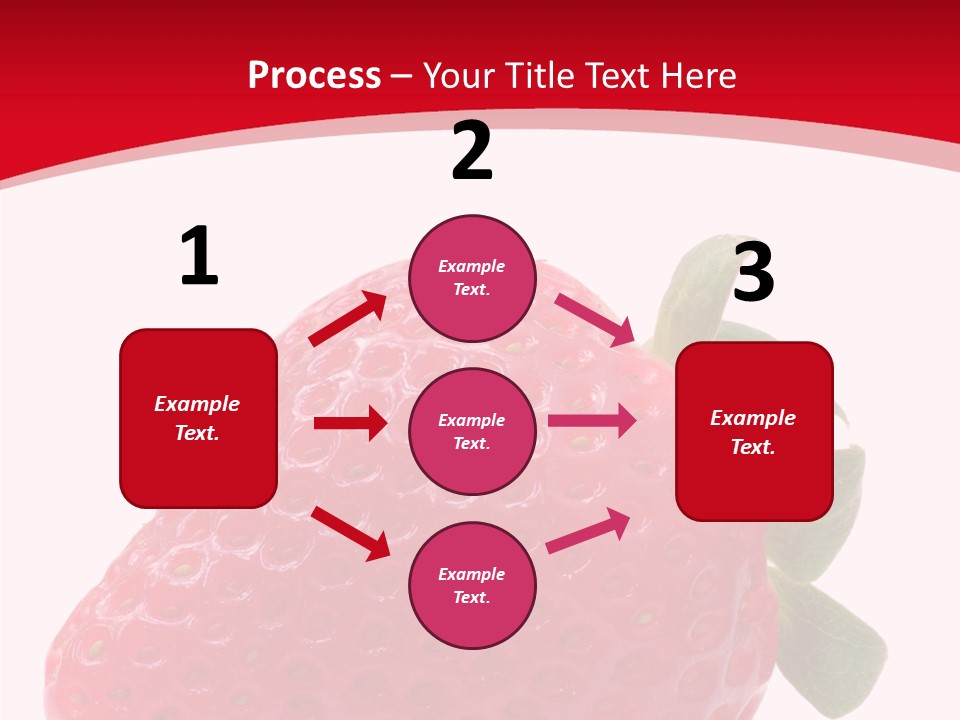 Juicy Red Strawberry PowerPoint Template