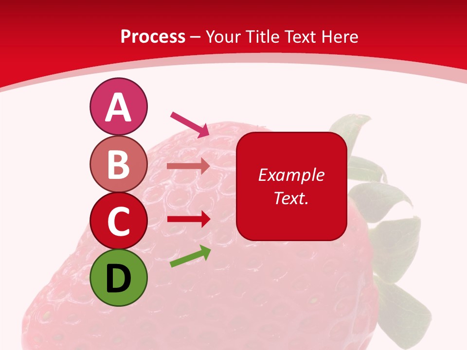 Juicy Red Strawberry PowerPoint Template