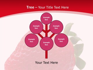 Juicy Red Strawberry PowerPoint Template