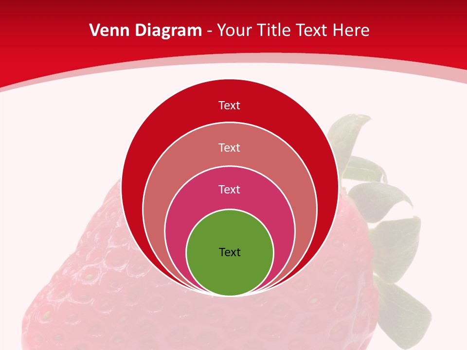Juicy Red Strawberry PowerPoint Template