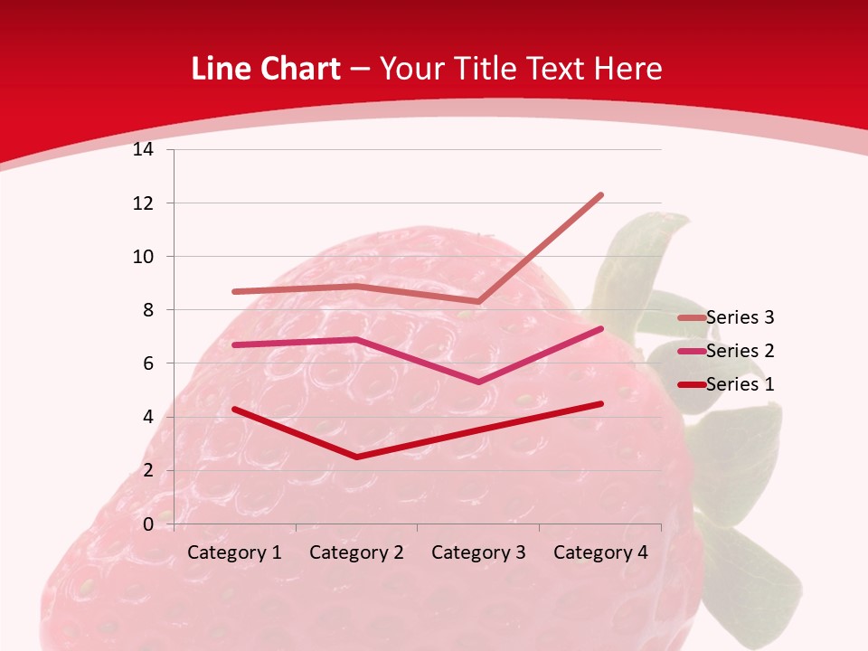 Juicy Red Strawberry PowerPoint Template