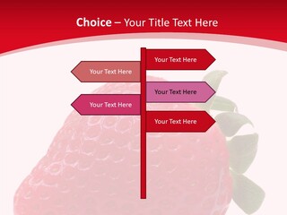 Juicy Red Strawberry PowerPoint Template