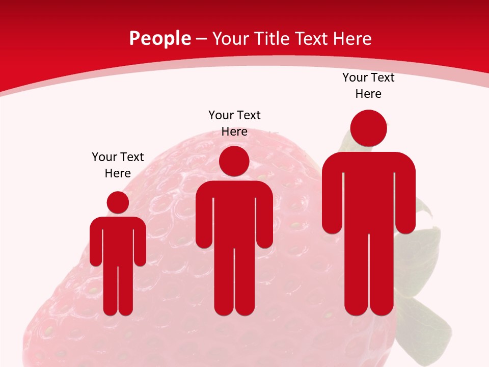 Juicy Red Strawberry PowerPoint Template
