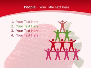 Juicy Red Strawberry PowerPoint Template