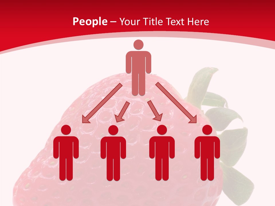 Juicy Red Strawberry PowerPoint Template