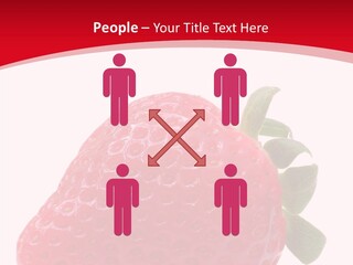 Juicy Red Strawberry PowerPoint Template