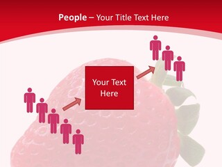Juicy Red Strawberry PowerPoint Template