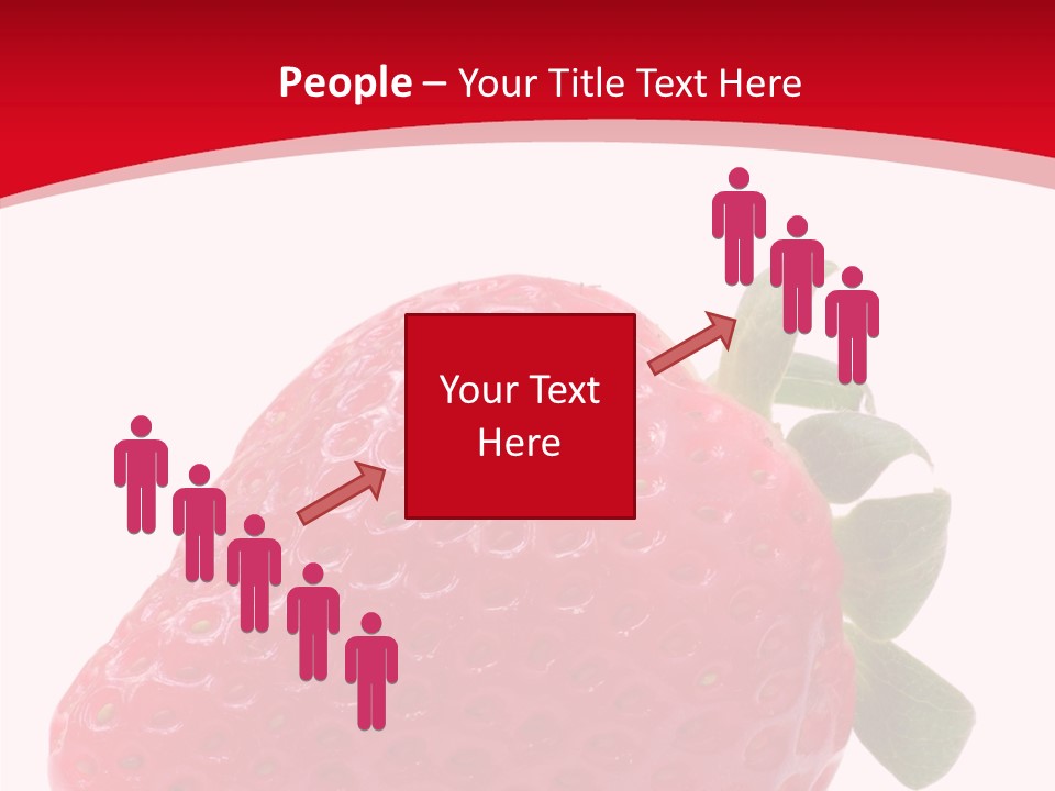 Juicy Red Strawberry PowerPoint Template