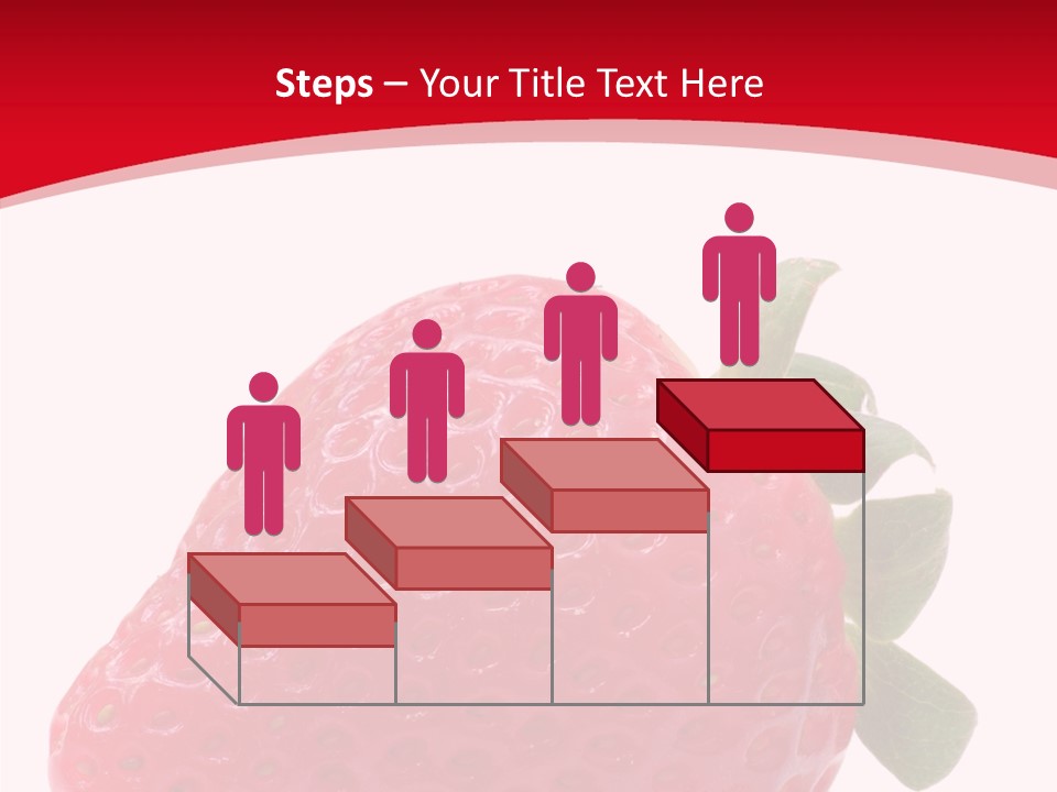 Juicy Red Strawberry PowerPoint Template