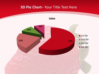 Juicy Red Strawberry PowerPoint Template