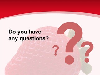 Juicy Red Strawberry PowerPoint Template