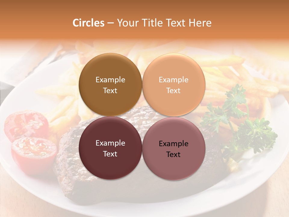 French Fries Object Dish PowerPoint Template