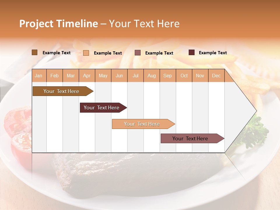 French Fries Object Dish PowerPoint Template