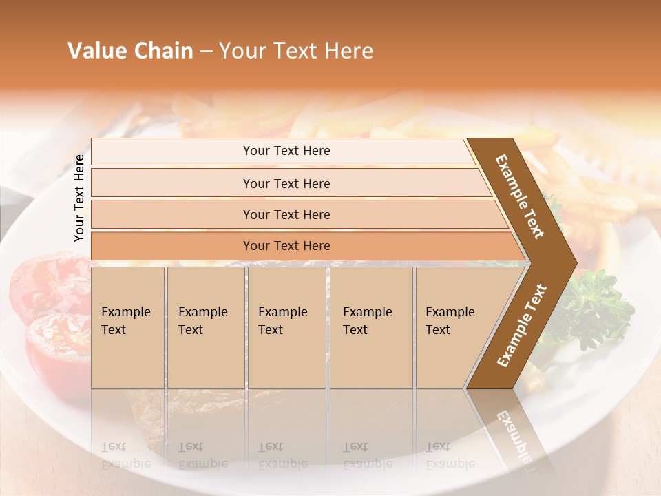 French Fries Object Dish PowerPoint Template