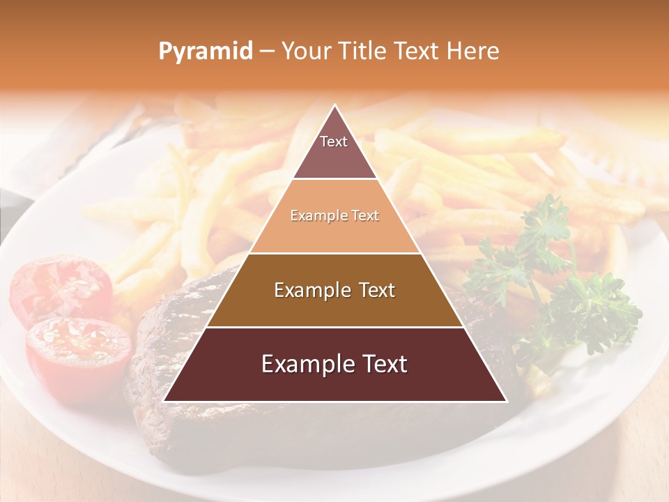 French Fries Object Dish PowerPoint Template