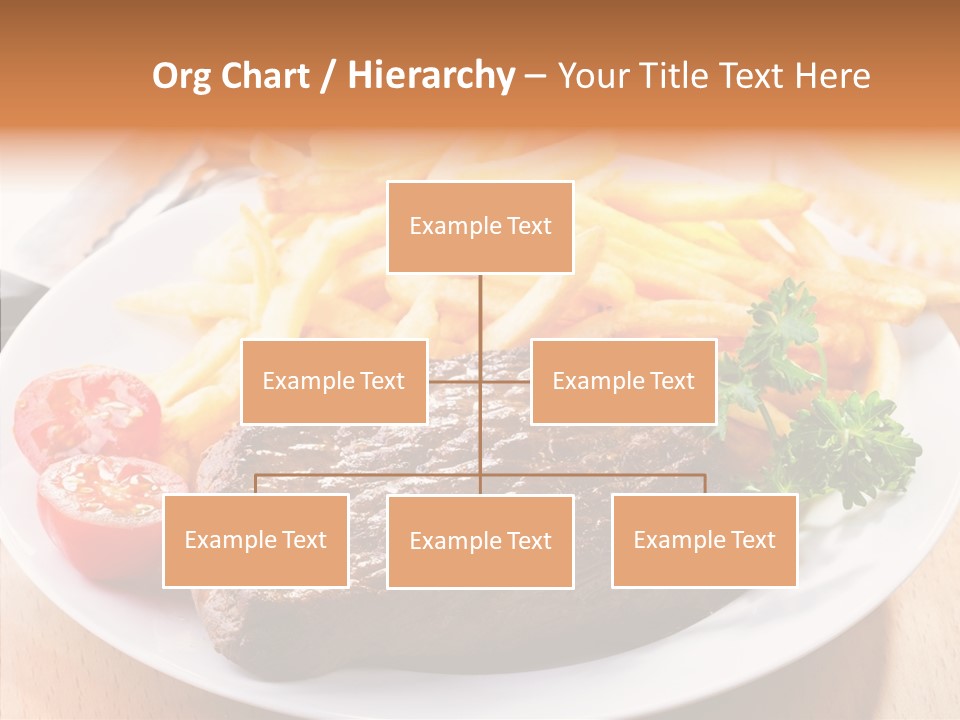 French Fries Object Dish PowerPoint Template