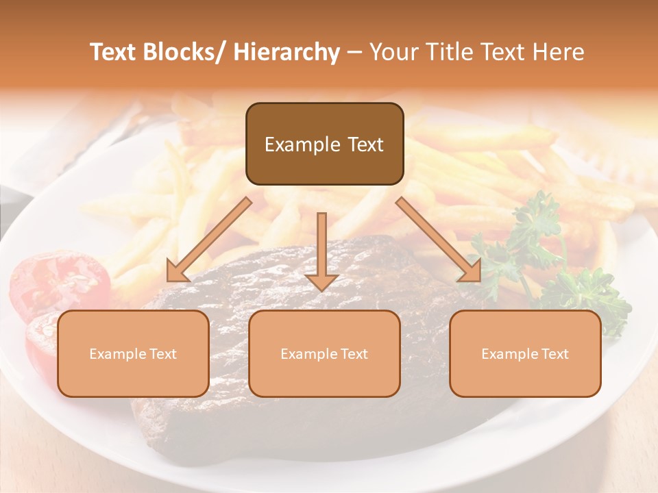 French Fries Object Dish PowerPoint Template