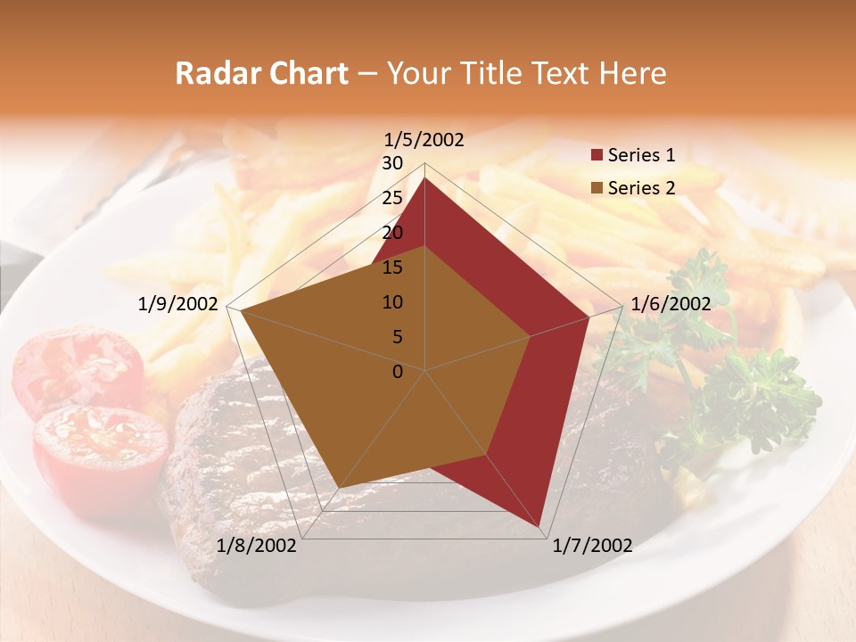 French Fries Object Dish PowerPoint Template