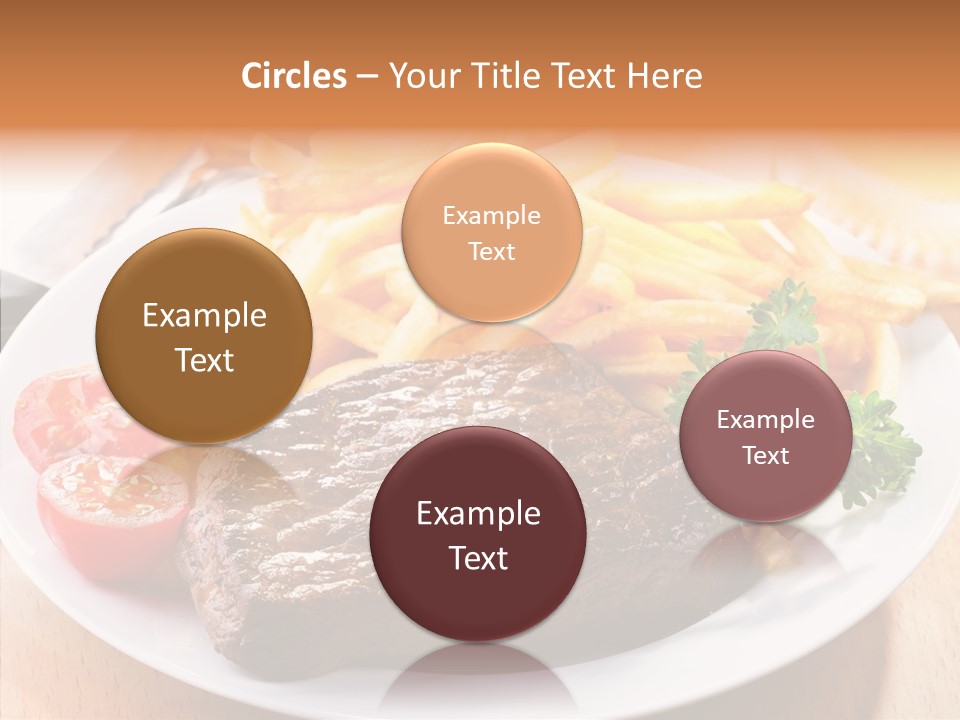 French Fries Object Dish PowerPoint Template