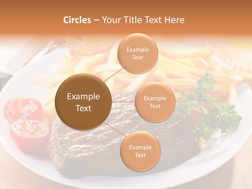 French Fries Object Dish PowerPoint Template