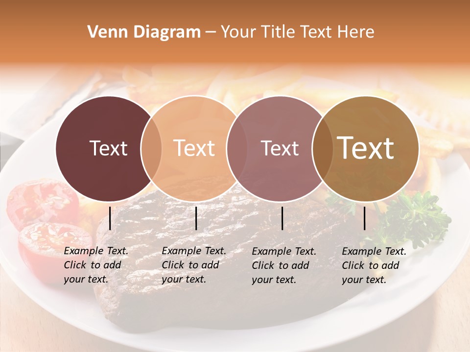 French Fries Object Dish PowerPoint Template