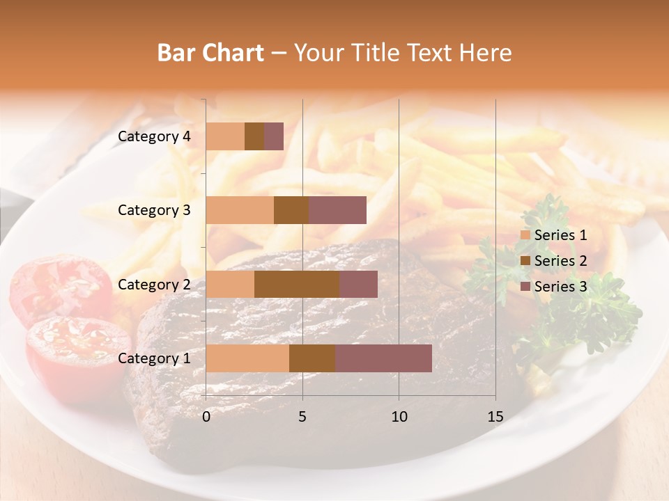 French Fries Object Dish PowerPoint Template