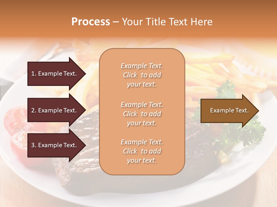 French Fries Object Dish PowerPoint Template
