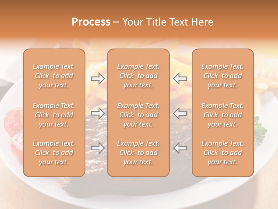 French Fries Object Dish PowerPoint Template