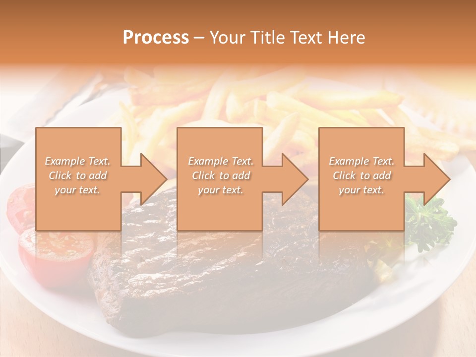 French Fries Object Dish PowerPoint Template