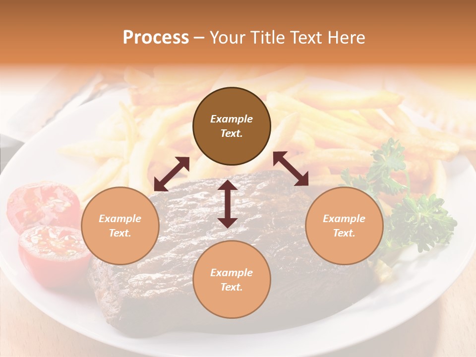 French Fries Object Dish PowerPoint Template