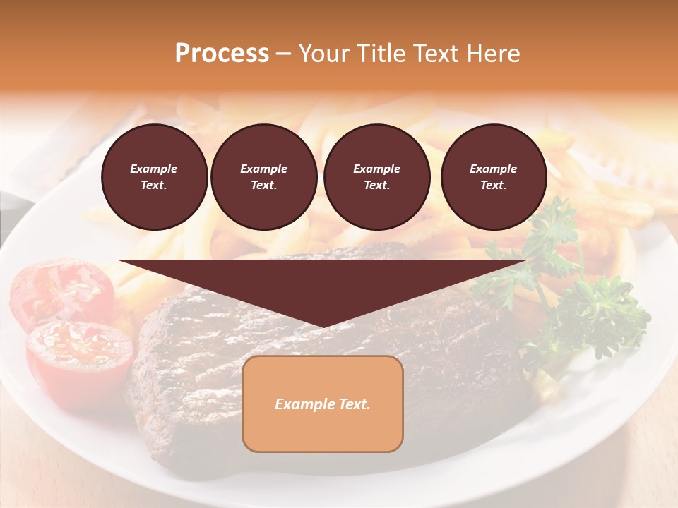 French Fries Object Dish PowerPoint Template